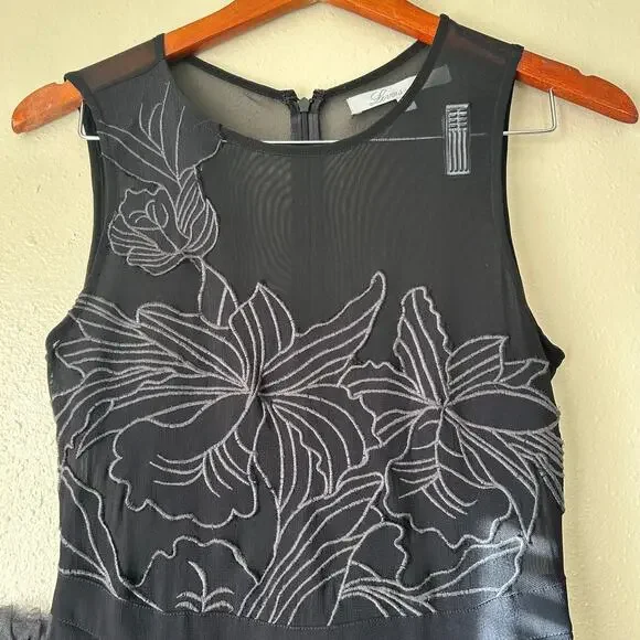 🥶 Lovers and Friends Black Wildfire Mini Dress Size Small - Picture 4 of 10